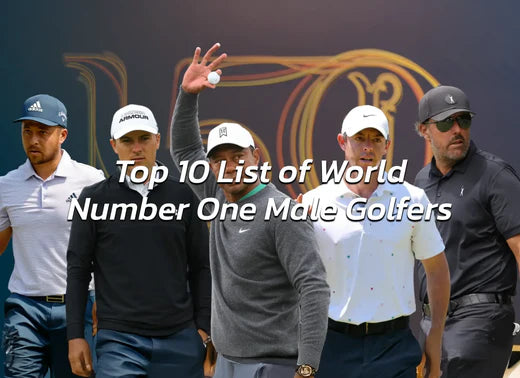 Top 10 List of World Number One Male Golfers